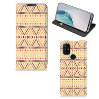 OnePlus Nord N10 5G Hoesje met Magneet Aztec Yellow - thumbnail