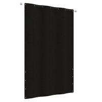 Balkonscherm 140x240 cm oxford stof zwart