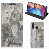 Samsung Galaxy A20e Standcase Beton Print - thumbnail