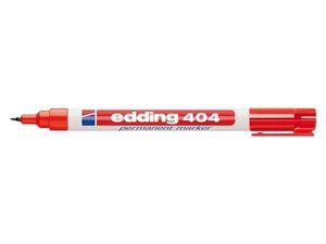 Viltstift edding 404 rond rood 0.75mm