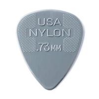 Dunlop 44P73 nylon standaard plectrum, 0,73 mm, grijs, 12 stuks