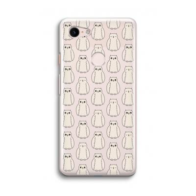 Uilen: Google Pixel 3 Transparant Hoesje
