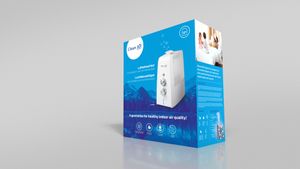 Clean Air Optima CA-602 luchtbevochtiger 3,5 l Transparant, Wit 30 W