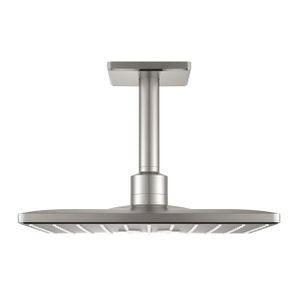 GROHE Rainshower SmartActive hoofddoucheset: hoofddouche 310 SmartActive vierkant plafondmontage m. 2 straalsoorten supersteel 26481DC0