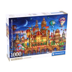 Clementoni High Quality Collection Puzzel Downtown 1000 Stukjes + Poster