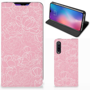 Xiaomi Mi 9 Smart Cover White Flowers