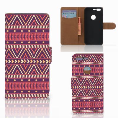 Google Pixel Telefoon Hoesje Aztec Paars