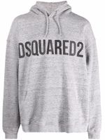 DSQUARED2 hoodie à logo imprimé - Gris - thumbnail