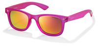 Polaroid zonnebril 8009/N junior cat. 2 polycarbonaat roze