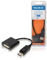 Valueline VLCB37250B02 - videokabel-adapter (0,2 m, DisplayPort, DVI-D, SDXC, vrouwelijk, zwart)