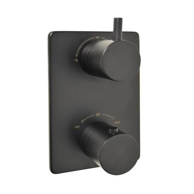 Mueller Round afbouwdeel 2-weg zwart Mueller Round afbouwdeel 2-weg zwart