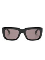 Alexander McQueen Eyewear lunettes de soleil rectangulaires Floating Skull - Noir