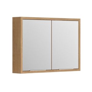 Spiegelkast Allibert Sorento Stopcontact VDE 80x69x17 cm Geolied Kendal Eik Allibert