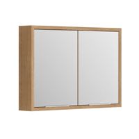 Spiegelkast Allibert Sorento Stopcontact VDE 80x69x17 cm Geolied Kendal Eik Allibert