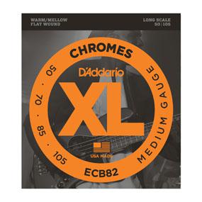 D'Addario ECB82 snaar voor muziekinstrumenten Bas 4 stuk(s) Chroom Gitaar