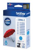 Brother LC-225XLC inktcartridge 1 stuk(s) Origineel Hoog (XL) rendement Cyaan - thumbnail