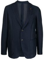 Lardini blazer à simple boutonnage - Bleu