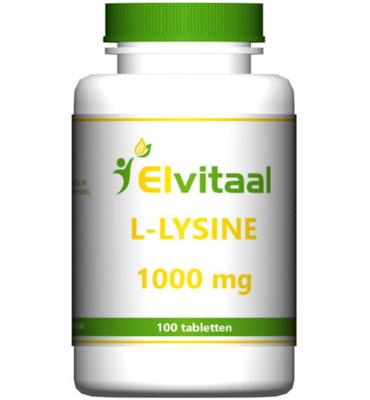 Elvitaal Elvitaal L-lysine 1000mg (100tb) Elvitaal Elvitaal L-lysine 1000mg (100tb)