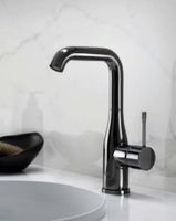 Grohe Essence New wastafelkraan L-size met hoge draaibare uitloop cartouche hard graphite