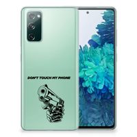 Samsung Galaxy S20 FE Silicone-hoesje Gun Don't Touch My Phone