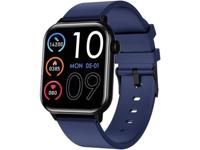 Trevi T-FIT 201A Smartwatch met draadloze oproep, groot AMOLED-display, 3,5 cm (1,85 inch), Always On, fitnesstracker met activiteits- en wellnessbewaking, slaapmonitor, waterdicht IP67, zwart
