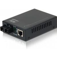 LevelOne FVT-2401 netwerk media converter 100 Mbit/s 1310 nm Single-mode Zwart - thumbnail