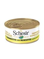 Schesir - Thon/Alicette Pasta Bouillon voor katten, 70 g
