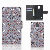 Samsung Galaxy S5 | S5 Neo Bookcase Flower Tiles