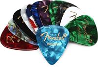 Fender 351 Picks Celluloid Medley Heavy - Set plectrums, 12 stuks