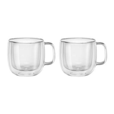 Zwilling Sorrento Dubbelwandig Cappuccinoglas Met Oor 0,45 L - 2 st. Zwilling Sorrento Dubbelwandig Cappuccinoglas Met Oor 0,45 L - 2 st.