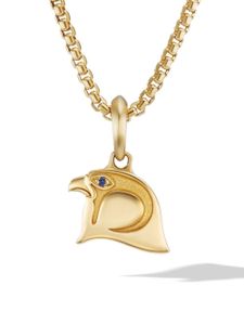 David Yurman pendentif Falcon en or 18 ct serti de saphirs