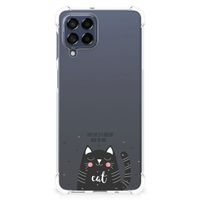 Samsung Galaxy M53 Stevig Bumper Hoesje Cat Good Day