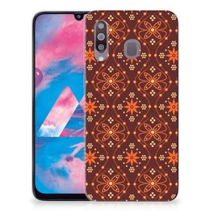 Samsung Galaxy M30 TPU bumper Batik Brown