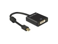 Delock Adapter mini displayport 1.2 stekker > DVI bus 4K actief zwart