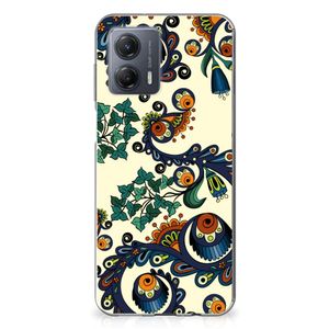 Siliconen Hoesje Motorola Moto G53 Barok Flower