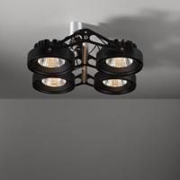 Modular - Nomad 4x LED AR111 GE Medium 20Â° Spots Zwart