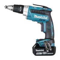 Makita DFS250RTJ 18v Schroevendraaier 5,0 Ah accu (2 st), snellader, Mbox - thumbnail