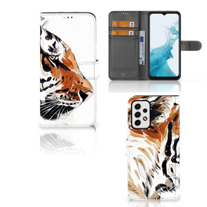 Hoesje Samsung Galaxy A23 Watercolor Tiger