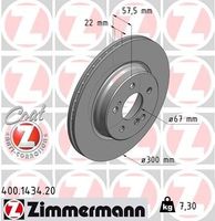 Remschijf Coat Z 400143420