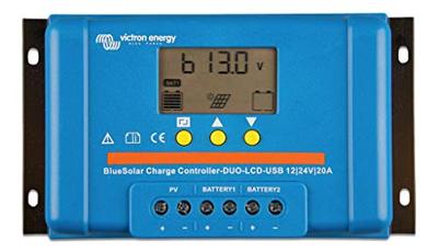 Victron Energy BlueSolar PWM DUO-LCD & USB 12/24 Volt 20 Amp laadregelaar
