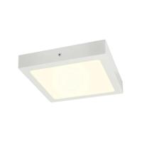 SLV wand- en plafondopbouwarmatuur SENSER 24 CW/plafond- en wandverlichting binnen, ledspot, opbouwarmatuur, wandopbouwarmatuur, plafondspot / 4000K 15 W 1240 lm wit dimbaar 110 graden