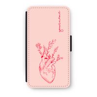 Blooming Heart: iPhone X Flip Hoesje