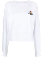 Vivienne Westwood sweat à motif Orb brodé - Blanc - thumbnail