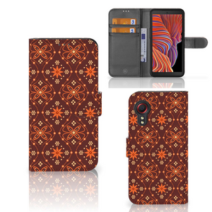 Samsung Galaxy Xcover 5 Telefoon Hoesje Batik Brown