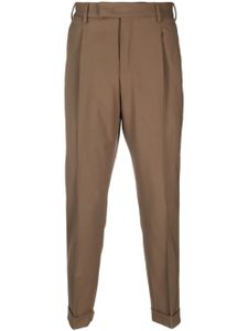 PT Torino pantalon de costume à plis - Marron