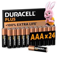 Duracell Plus AAA-batterijen (24 stuks) - 1,5V-alkaline batterijen - Tot 100% extra levensduur - Betrouwbaar voor dagelijks gebruikte apparaten - 0% plastic verpakking -10 jaar te bewaren- LR03 MN2400