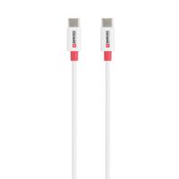 Skross USB-kabel USB 2.0 USB-C stekker, USB-C stekker 2.00 m Wit Rond SKCA0006C-CMULTICN - thumbnail