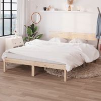 Bedframe massief grenenhout 160x200 cm - thumbnail