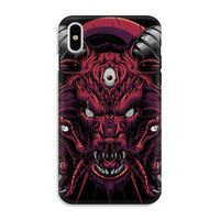 Hell Hound and Serpents: iPhone X Tough Case