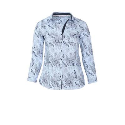 Paprika blouse met all over print lichtblauw/donkerblauw Paprika blouse met all over print lichtblauw/donkerblauw